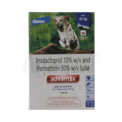 Bayer Advantix Spot-On for Dogs over 25kg, 4ml - Animeal