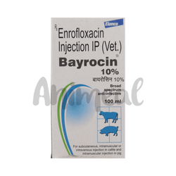 Bayer Bayrocin 10% Enrofloxacin Injection, 100ml - Animeal