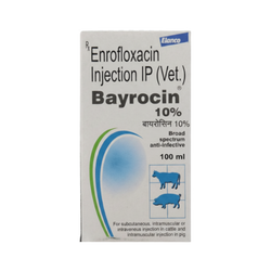 Bayer Bayrocin 10% Enrofloxacin Injection, 100ml - Animeal