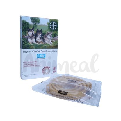 Bayer Kiltix Tick and Flea Collar for Large Dogs, 1 Collar - Animeal