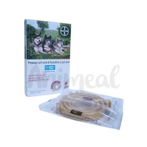 Bayer Kiltix Tick and Flea Collar for Large Dogs, 1 Collar - Animeal