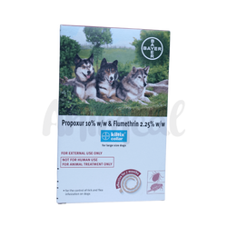 Bayer Kiltix Tick and Flea Collar for Large Dogs, 1 Collar - Animeal