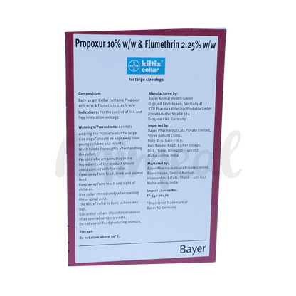 Bayer Kiltix Tick and Flea Collar for Large Dogs, 1 Collar - Animeal