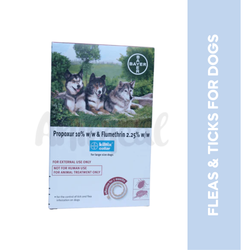Bayer Kiltix Tick and Flea Collar for Large Dogs, 1 Collar - Animeal