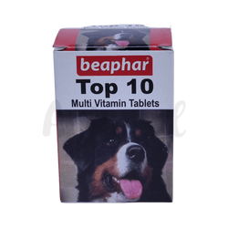Beaphar Top 10 Dog Tablet, 160 Tablets - Animeal