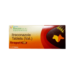 Biocare Itrapet 100mg Tablet for Dogs and Cats, 10 Tablets - Animeal