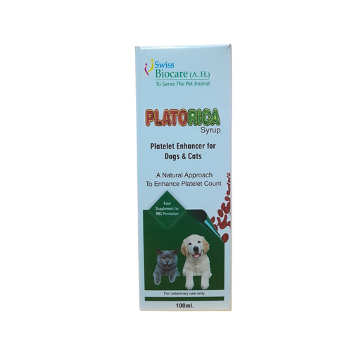Biocare Platorica Syrup for Dogs and Cats, 100ml - Animeal