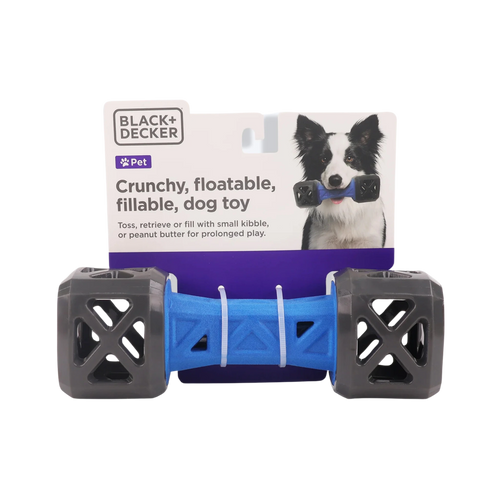 Black+Decker Dumbbell Leak Floatable TPR Crunch Toy for Dogs - Animeal