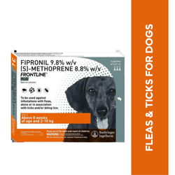 Boehringer Ingelheim Frontline Plus 2 to 10kg Spot On for Dogs, 0.67ml - Animeal