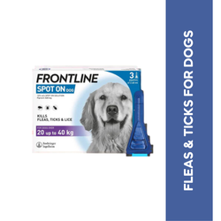Boehringer Ingelheim Frontline Plus 20 to 40kg Spot On, 2.68ml - Animeal