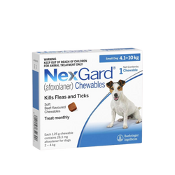 Boehringer Ingelheim Nexgard 4 to 10kg Tablet for Dogs, 1 Tablet - Animeal