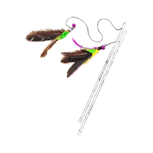 CANINE CREW FUR FEATHER TOY - Animeal