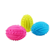 CANINE CREW RUBBER SQUEAKY RUGBY TOY