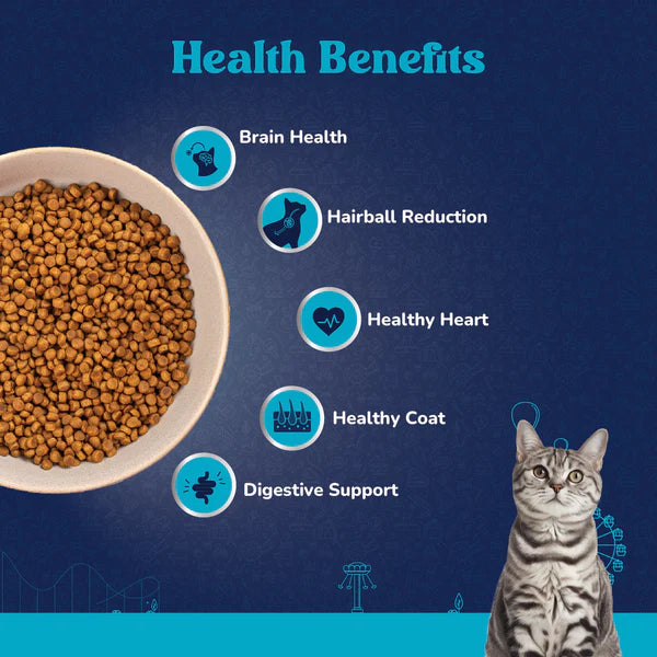 CARNIWEL ADULT OCEAN FISH & KRILL CAT DRY FOOD [1 KG] - Animeal