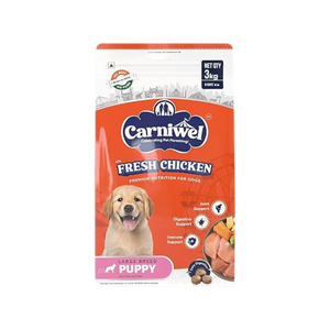 CARNIWEL FRESH CHIC LARGE DOG PUPPY DRY FOOD (M) - Animeal