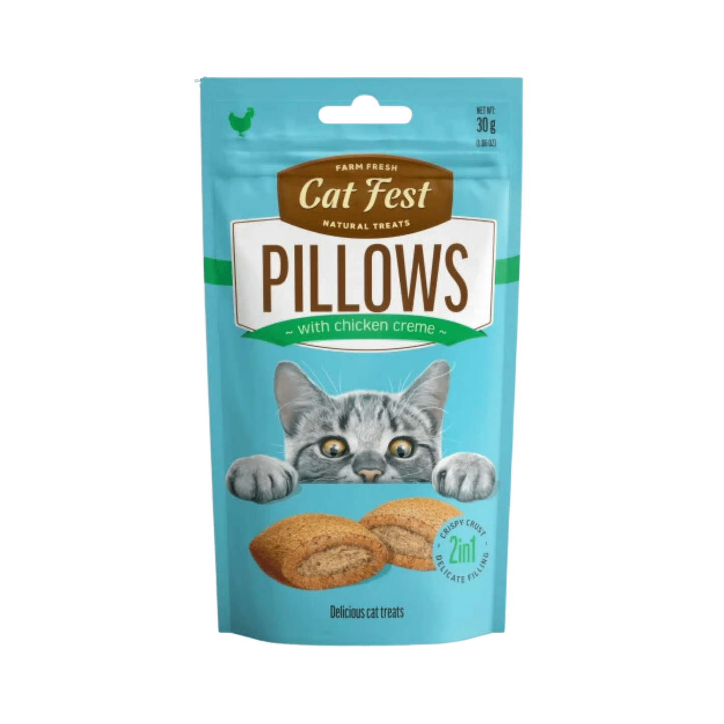 CATFEST PILLOWS WITH CHICKEN CREAM - Animeal