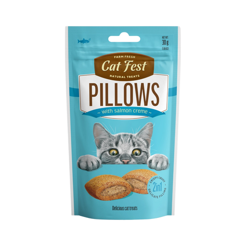 CATFEST PILLOWS WITH SALMON CREAM - Animeal