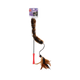 CATWAND FEATHER TEASER WITH NATURAL FEATHER & TPR HANDEL