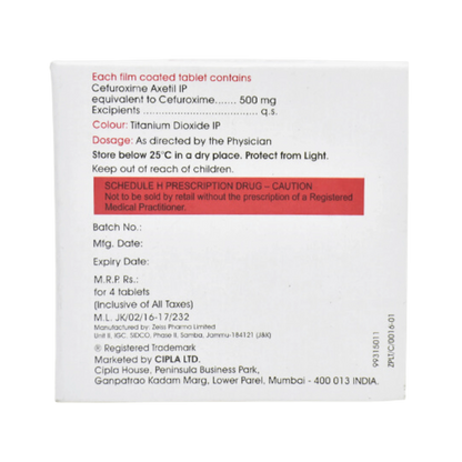 CEFASYN 500MG TABLET - Animeal