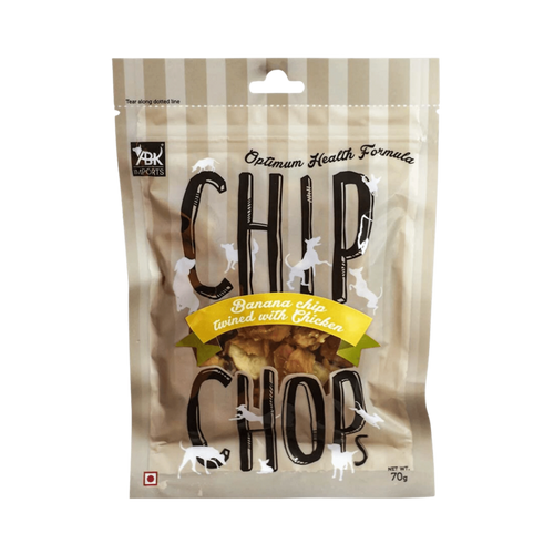 CHIP CHOP BANANA CHIP WT CHIC TREAT - Animeal