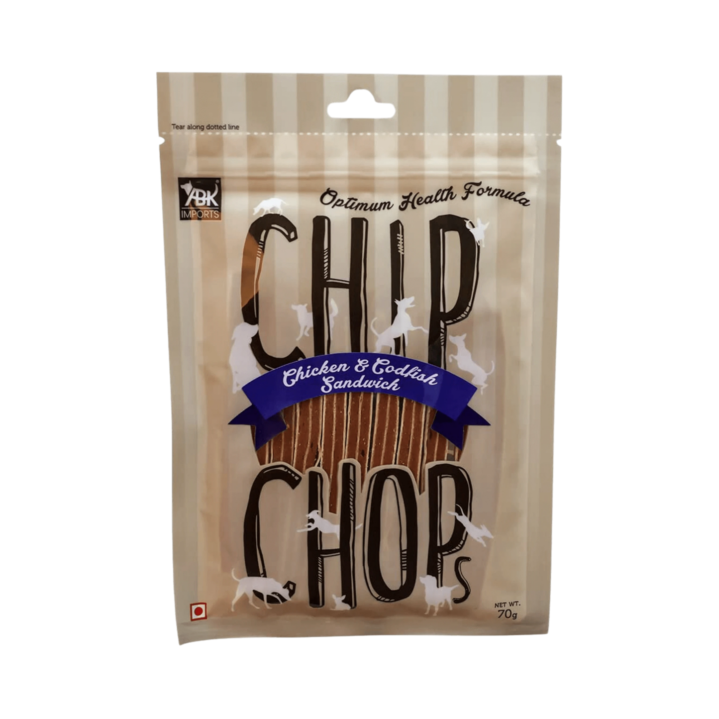 CHIP CHOP CHIC & CODFISH SANDWICH - Animeal