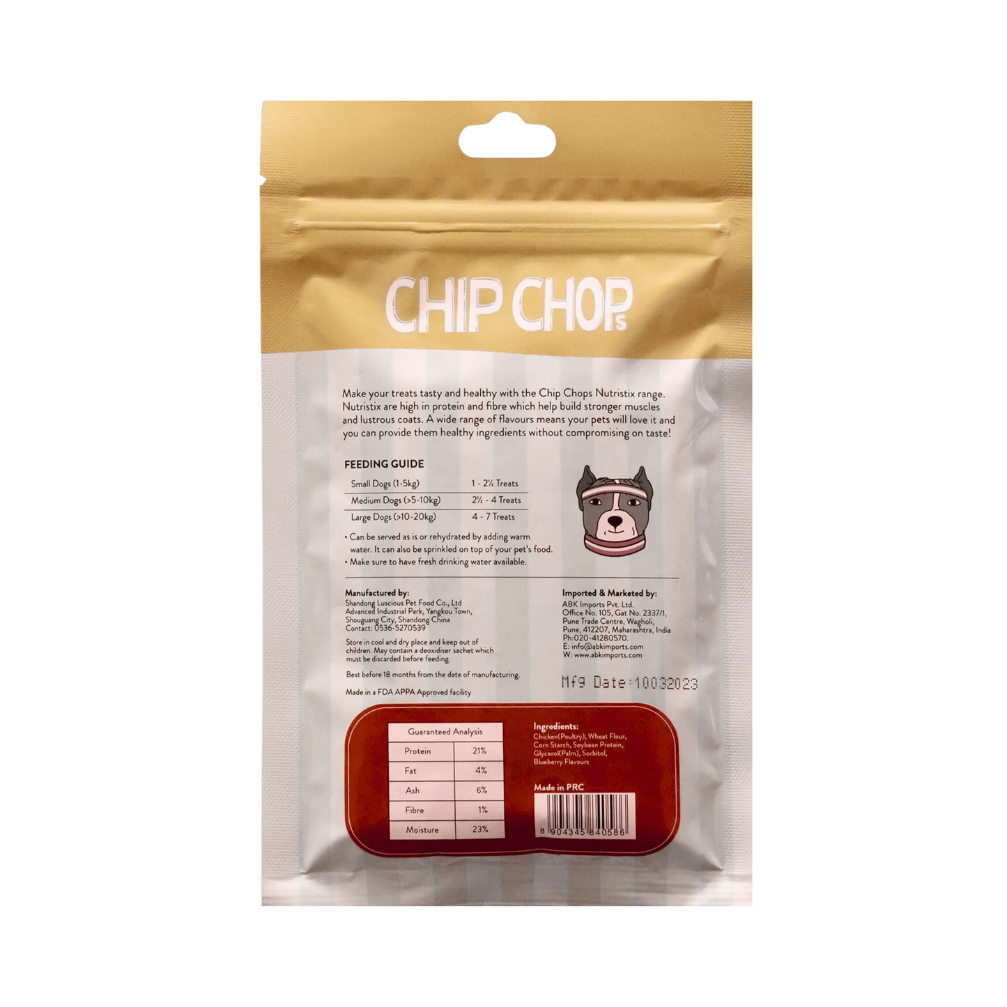 CHIP CHOP NUTRISTIX BACON (S) - Animeal