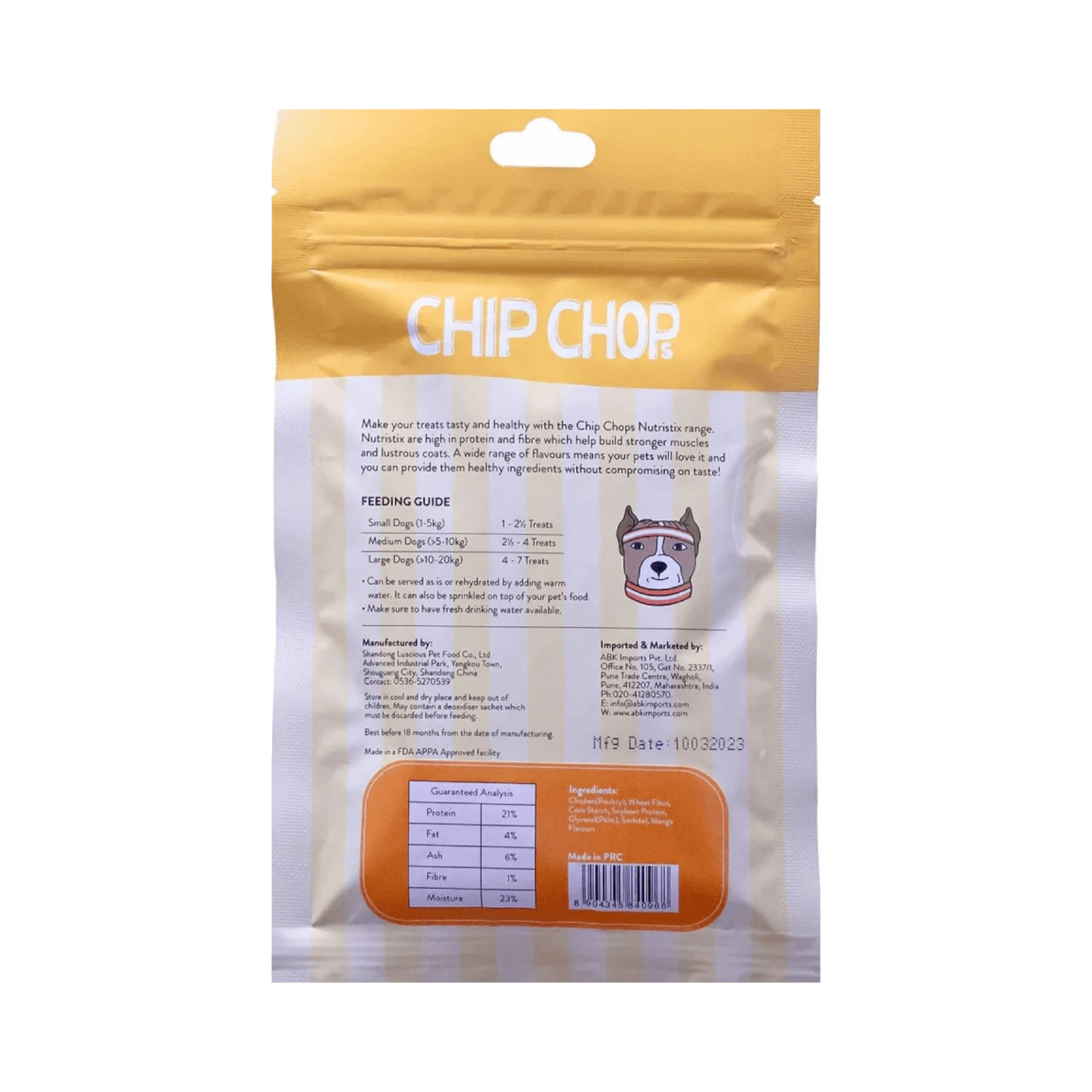 CHIP CHOP NUTRISTIX MANGO (S) - Animeal