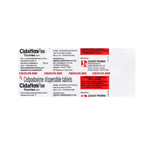 CIDAFLOX-200 TAB - Animeal
