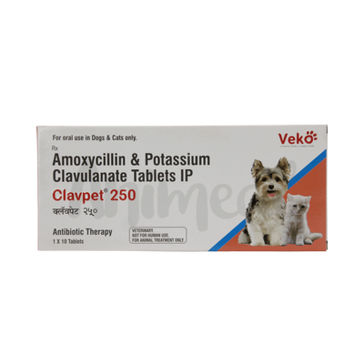 CLAVPET 250MG TABLET - Animeal
