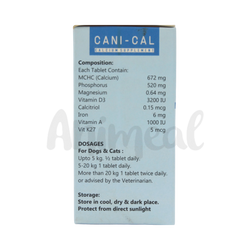 Canical Tablet for Dogs and Cats, 50 Tablets - Animeal