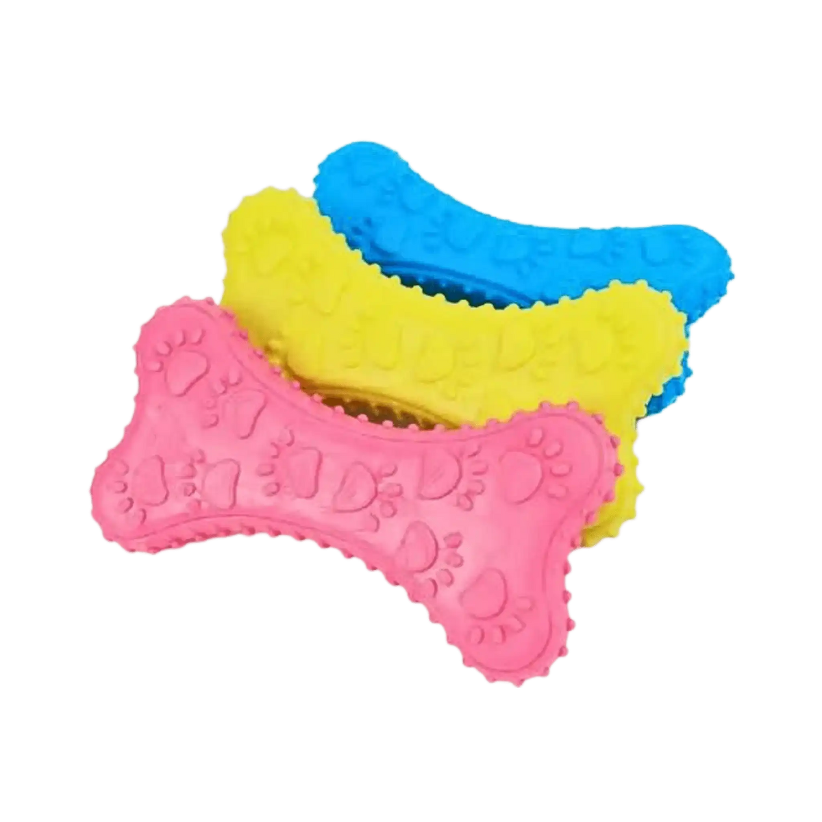 Canine Crew Rubber Chew Bone Toy for Dogs - Animeal