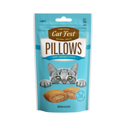 Cat Fest Pillows with Salmon Cream Cat Treat 30g - Animeal