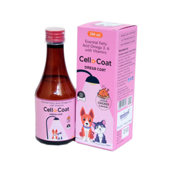 Cello Coat Syrup for Dogs and Cats, 200ml - Animeal