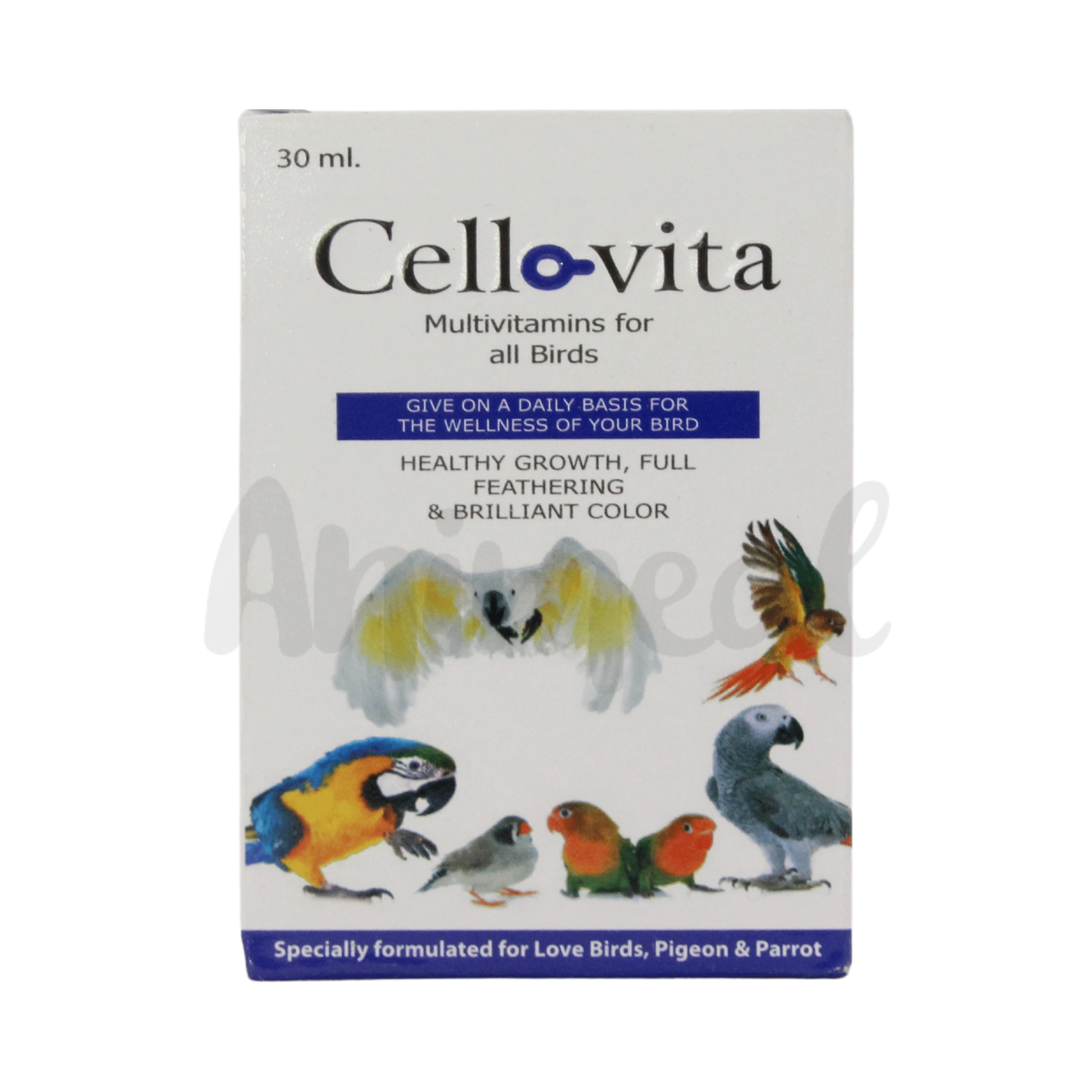 Cello Vita Drops for Large Birds, 30ml - Animeal