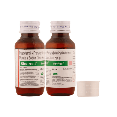 Centaur Sinarest Syrup for Dogs and Cats, 60ml - Animeal