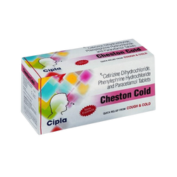 Cipla Cheston Cold Tablet for Dogs and Cats, 10 Tablets - Animeal
