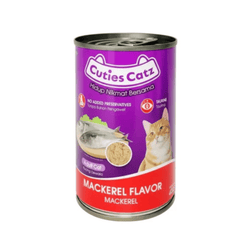 Cutie Catz Mackerel Wet Cat Food, 400g Can - Animeal