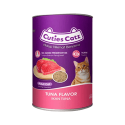 Cutie Catz Tuna Wet Cat Food, 400g Can - Animeal