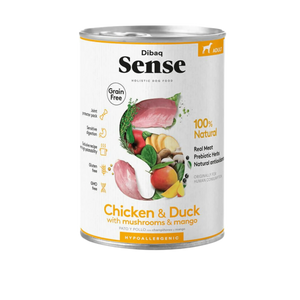 DIBAQ SENSE DOG CHIC & DUCK CAN - Animeal