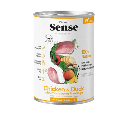 DIBAQ SENSE DOG CHIC & DUCK CAN - Animeal