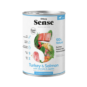 DIBAQ SENSE PUPPY SALMON & TURKEY CAN - Animeal