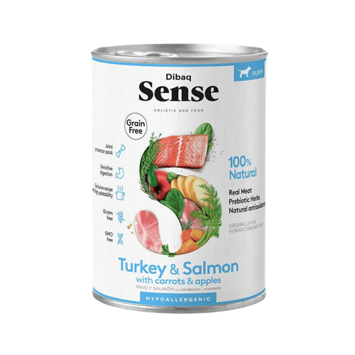 DIBAQ SENSE PUPPY SALMON & TURKEY CAN - Animeal