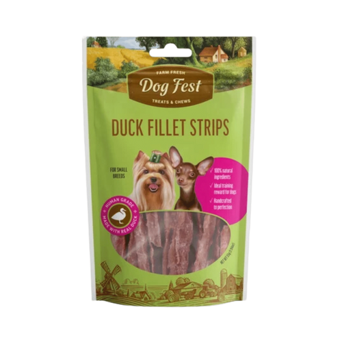 DOGFEST DUCK FILLET STRIPS - Animeal