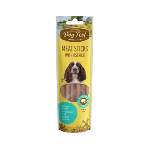 DOGFEST MEAT STICKS WITH OSTRICH - Animeal