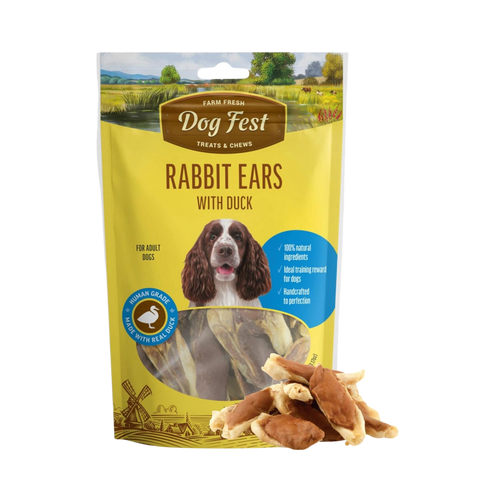 DOGFEST RABBIT EARS WITH DUCK TREATS - Animeal