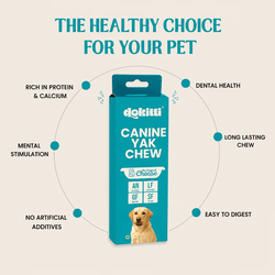 DOKITTI CANINE YAK CHEW (S) - Animeal