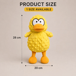 DOKITTI PLUSH YELLOW CHICKEN TOY - Animeal