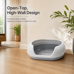 DOKITTI SPLASHGUARD CAT LITTER TRAY - Animeal