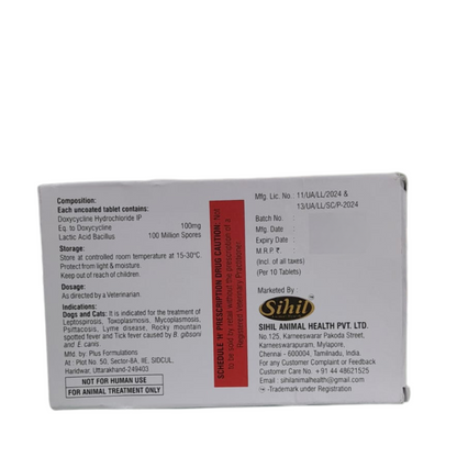 DOXYSIL 100MG TABLET - Animeal
