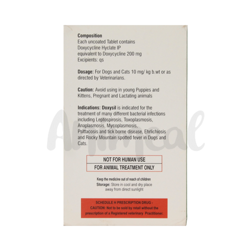 DOXYSIL 200MG TABLET - Animeal